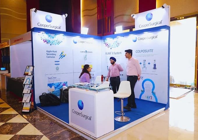 CooperSurgical exhibition booth design and brand promotion by Global Events, Rohtak